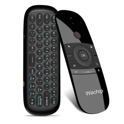 Wechip w1 Летающая белка инфракрасное обучение Двусторонняя Беспроводная соматосенсорная мышь мини клавиатура дистанционное