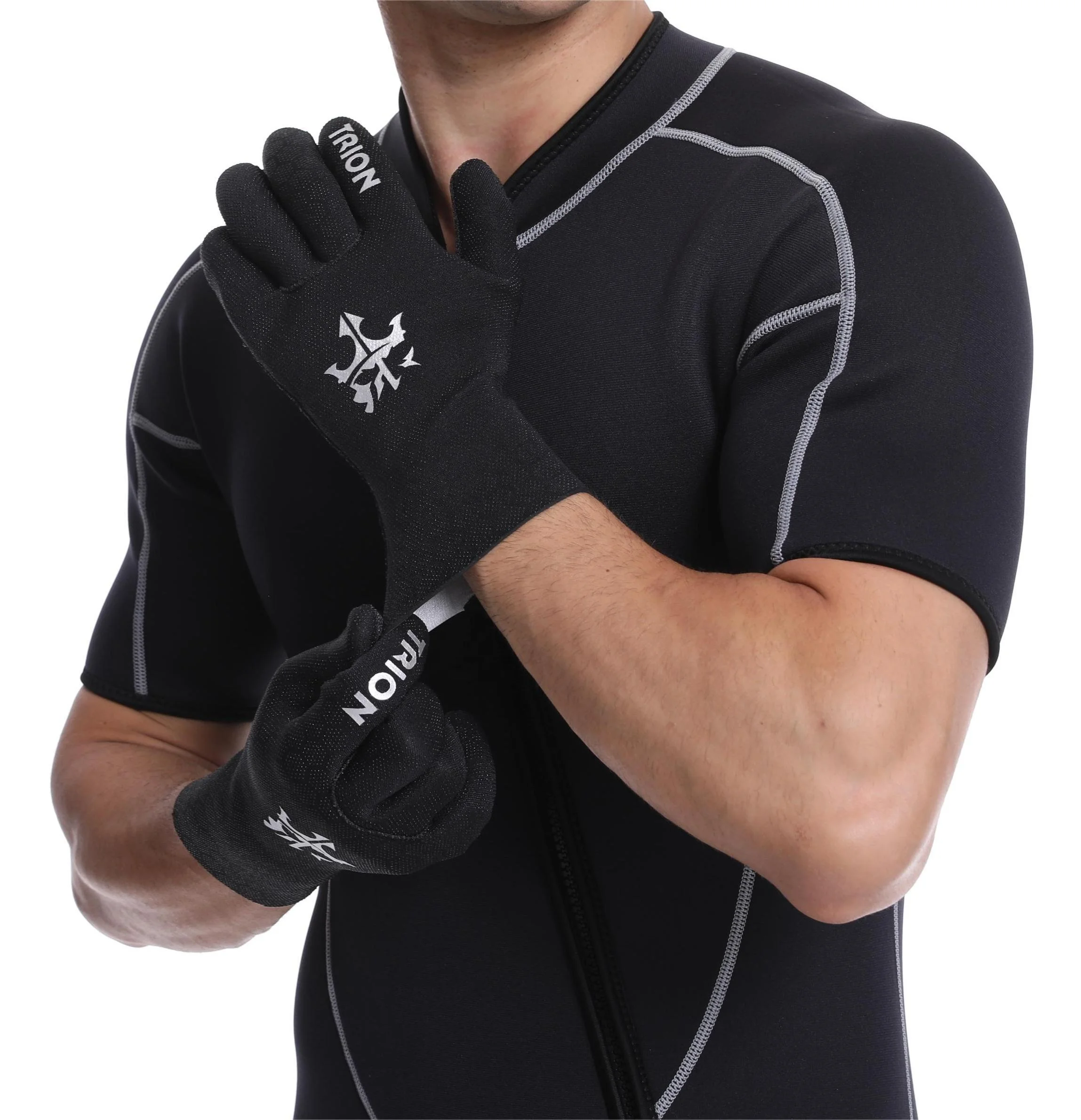 MONCAIS 3mm Neoprene Lightweight Glove Touch screen Anti-Slip Warm Gloves customized Spearfishing Kayaking  gloves