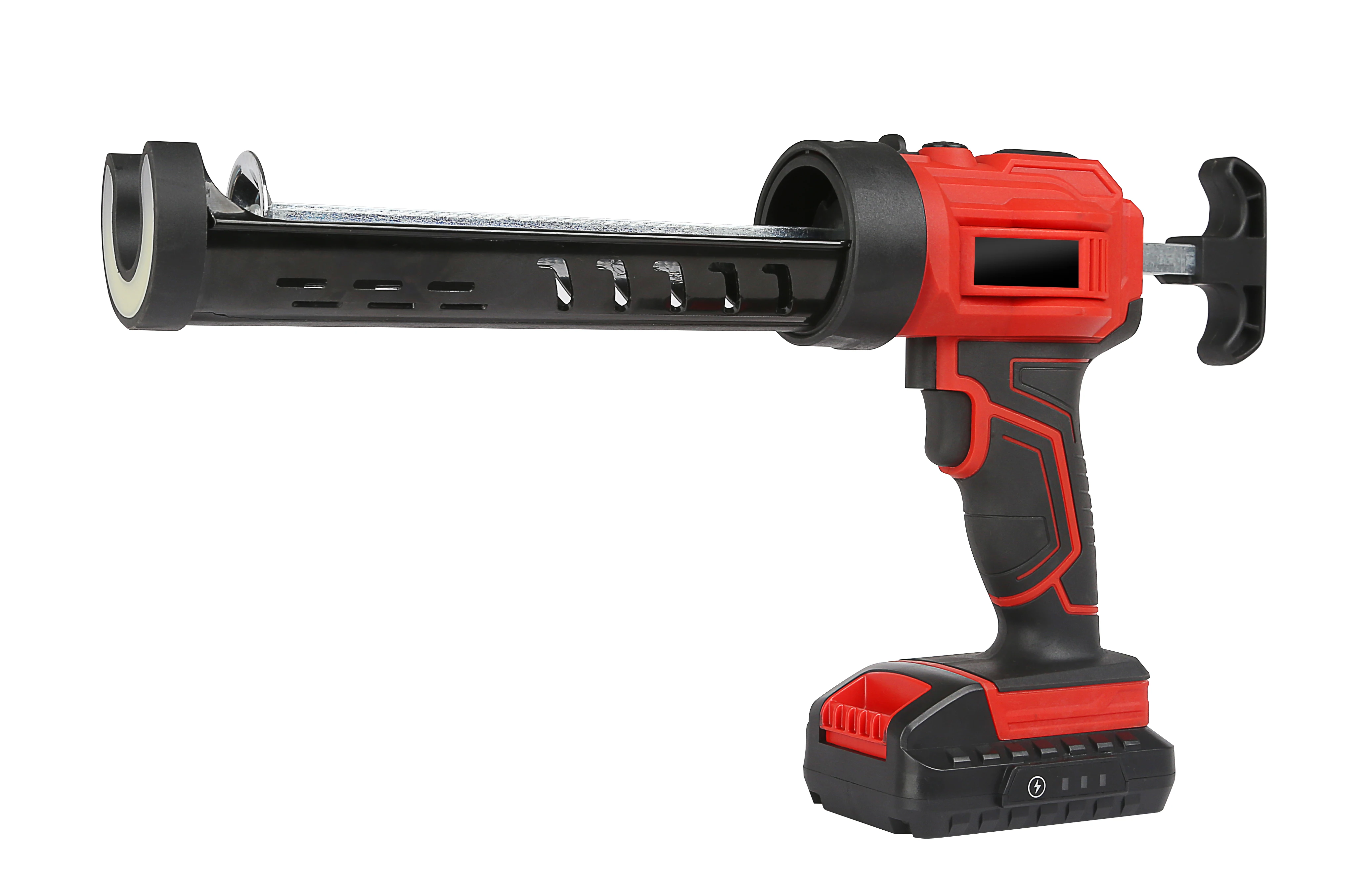 Li-on Battery Refillable Pneumatic Glue LED Power Electric Power Battery Caulk Gun Caulking Gun