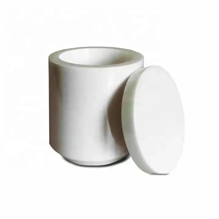 factory price refractory low conductivity zirconium oxide ceramic crucible cup