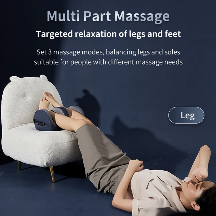 Factory supply feet calf electric foot massage machine mat with remote control