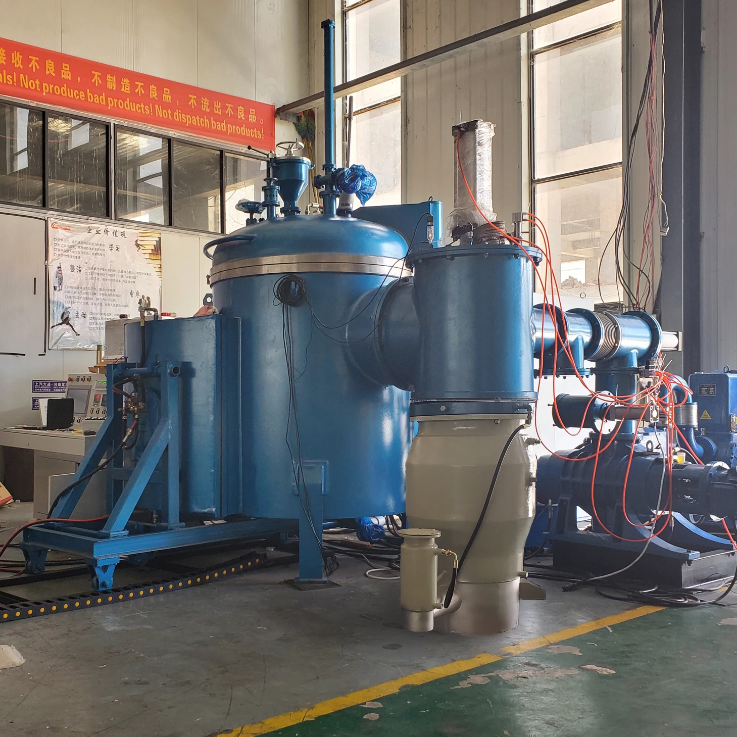 200kg Titanium Alloy  Vacuum Medium Frequency Induction Melting Furnace