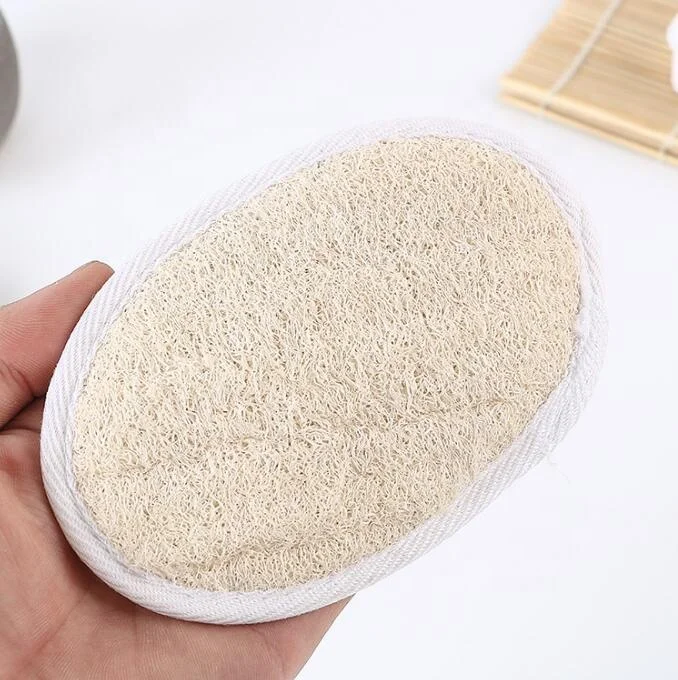 Exfoliating Loofah Pad Scrubber for Face and Body Natural Shower Loofah Sponge