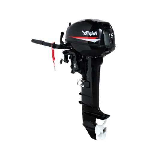 Trusted AIQIDI Boat Engine 15HP 2 Stroke Small Vessels Gasoline Aluminum Outboard Motor with Tiller Control