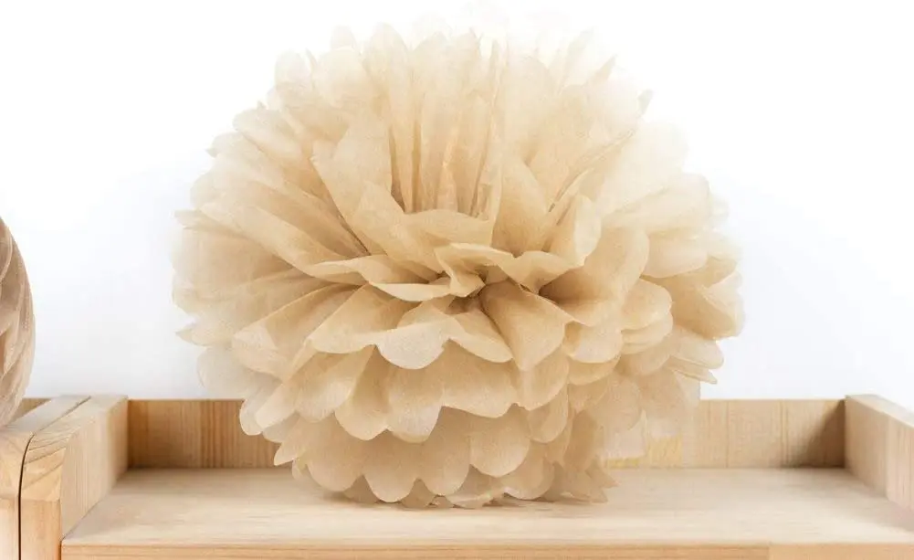 
Baby Shower Decorations for Boy or Girl Tissue Pom Poms Paper Lanterns Gender Neutral Woodland Animals Birthday Party Decoration 