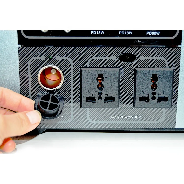 LITUC pure sine wave outdoor 1000w portable energy storage Lithium battery supply power station generators for camping home