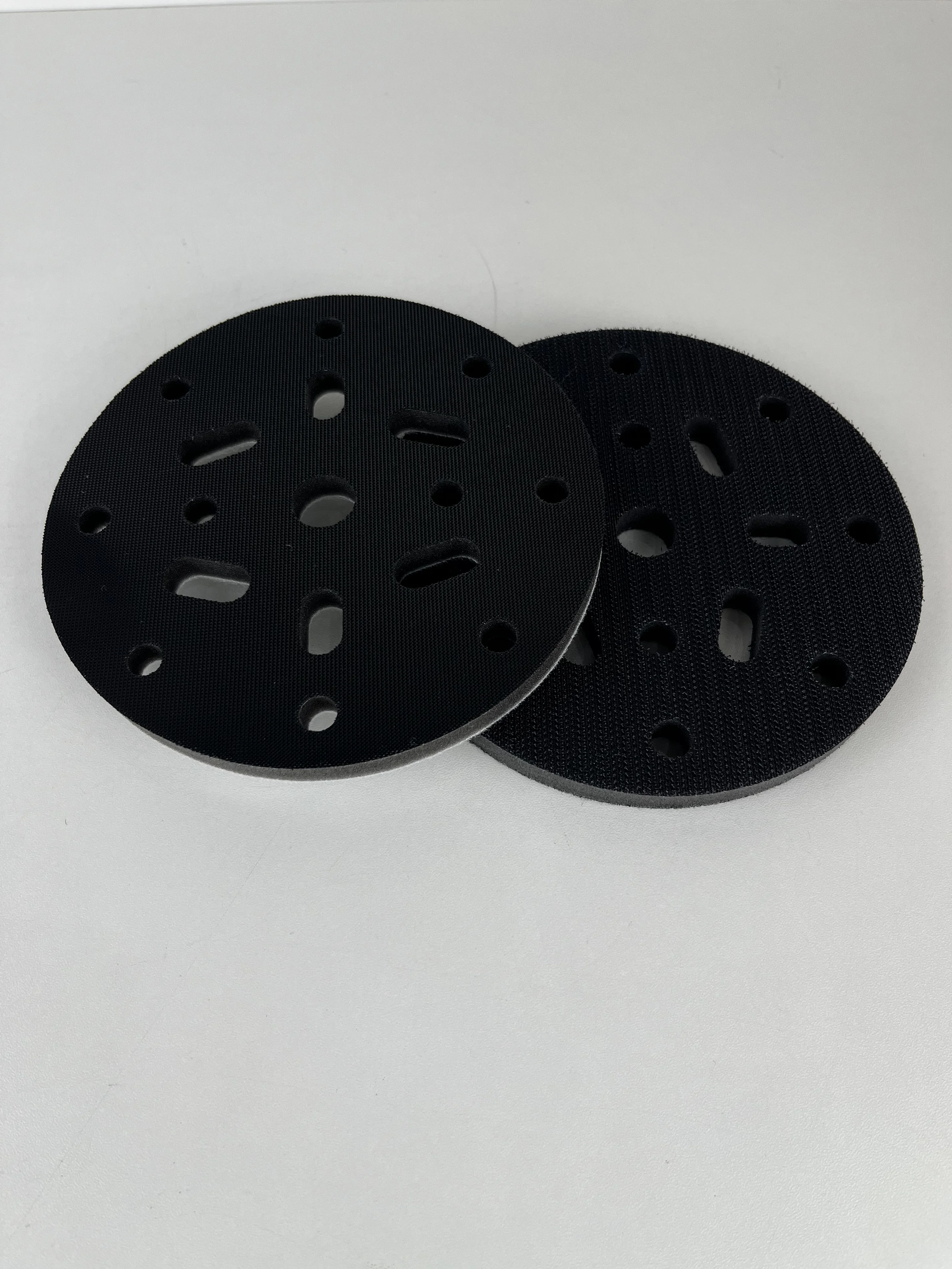 6 дюймов, 17 отверстий, толстые мягкие прокладки для интерфейса, крючок и петля, 6 дюймов, губчатая подушка, буферная подкладка для полировальных и шлифовальных машин