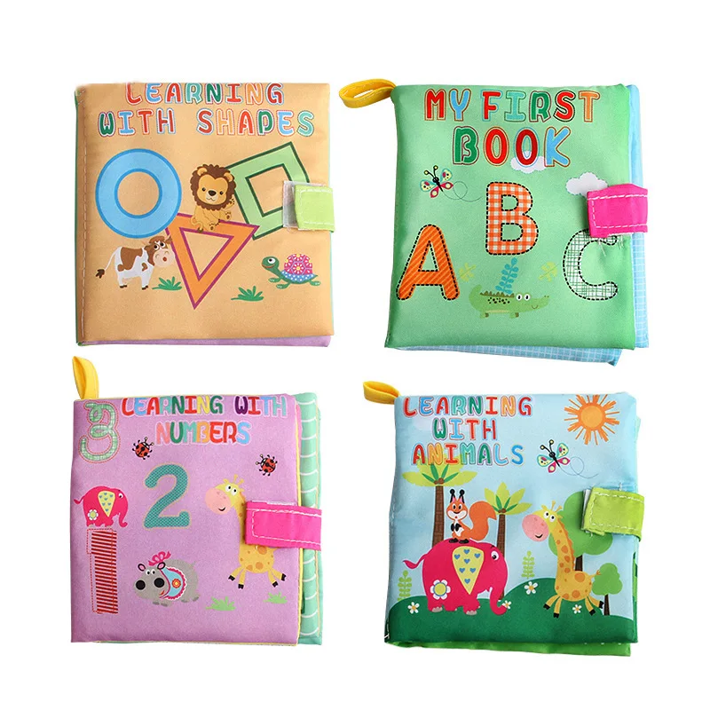 Baby three dimensional cloth book early education cloth book with ringing paper baby toy educational toy
