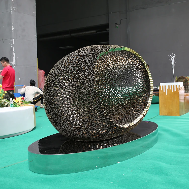 BX-1653 Custom large stainless steel outdoor large project art decoration modern design outdoor art decorative statue sculptures