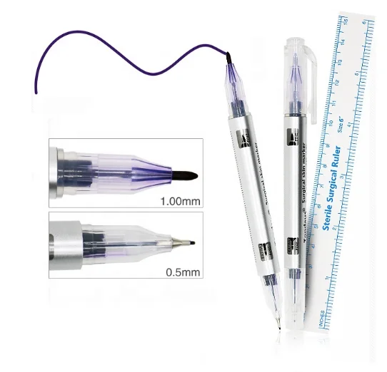High Quality Medical Surgical Marker Skin Pen Non-toxic Skin Marker Pen Surgical Marker
