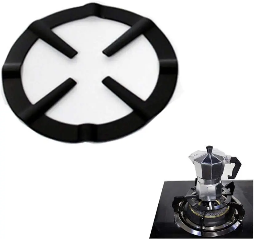 Gas Ring Reducer Iron Gas Stove Cooker Plate Coffee Pot Stand Reducer Ring Holder Gas Hob Diffuser Hob Reducer Ring