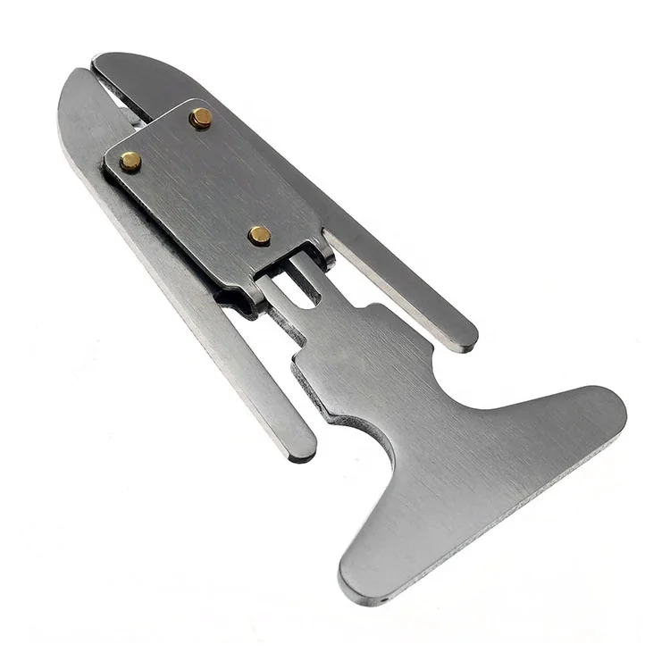 Laser Logo 58mm Stainless Steel Adjustable Smoking Tobacco Pipe Tamper Cleaning Tool Reamer