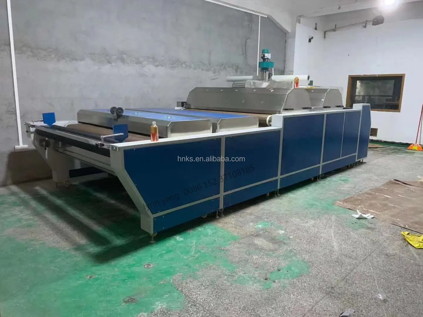 Industry Knitting Fabric Steam shrinking inspect machine Fabric heat setting stenter machine Steam shrinking inspection machine