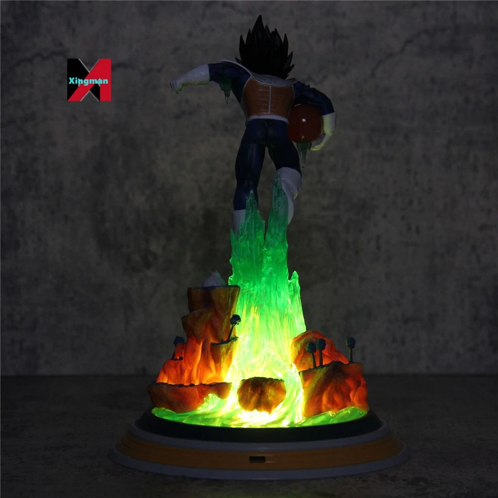 New High Quality Dragoned Balls Z Collection PVC Model Toy Doll Light up Namek Vegeta Figura DBZ Figurines Anime Figures