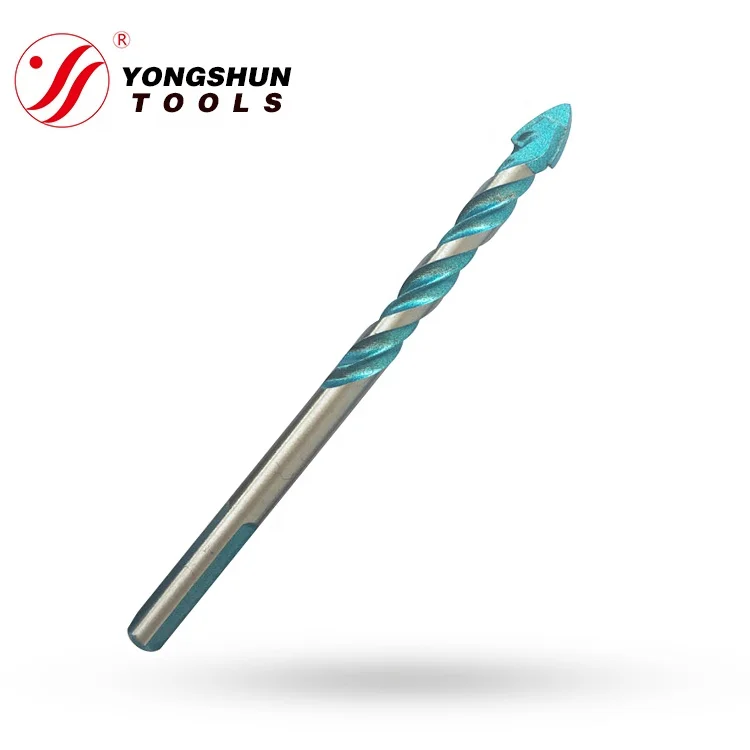Tungsten Carbide Hex or Straight Shank YG8C Tipped Glass Drill High Cost-Effective