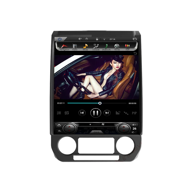 Touch Screen Built In Wifi Function Gps Navigation Top Radio Android 9.0 Car Dvd Player For Sale