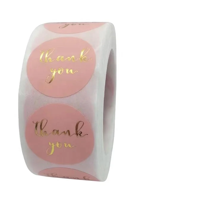 Custom logo Strong Adhesive Waterproof Label Paper Sticker Roll