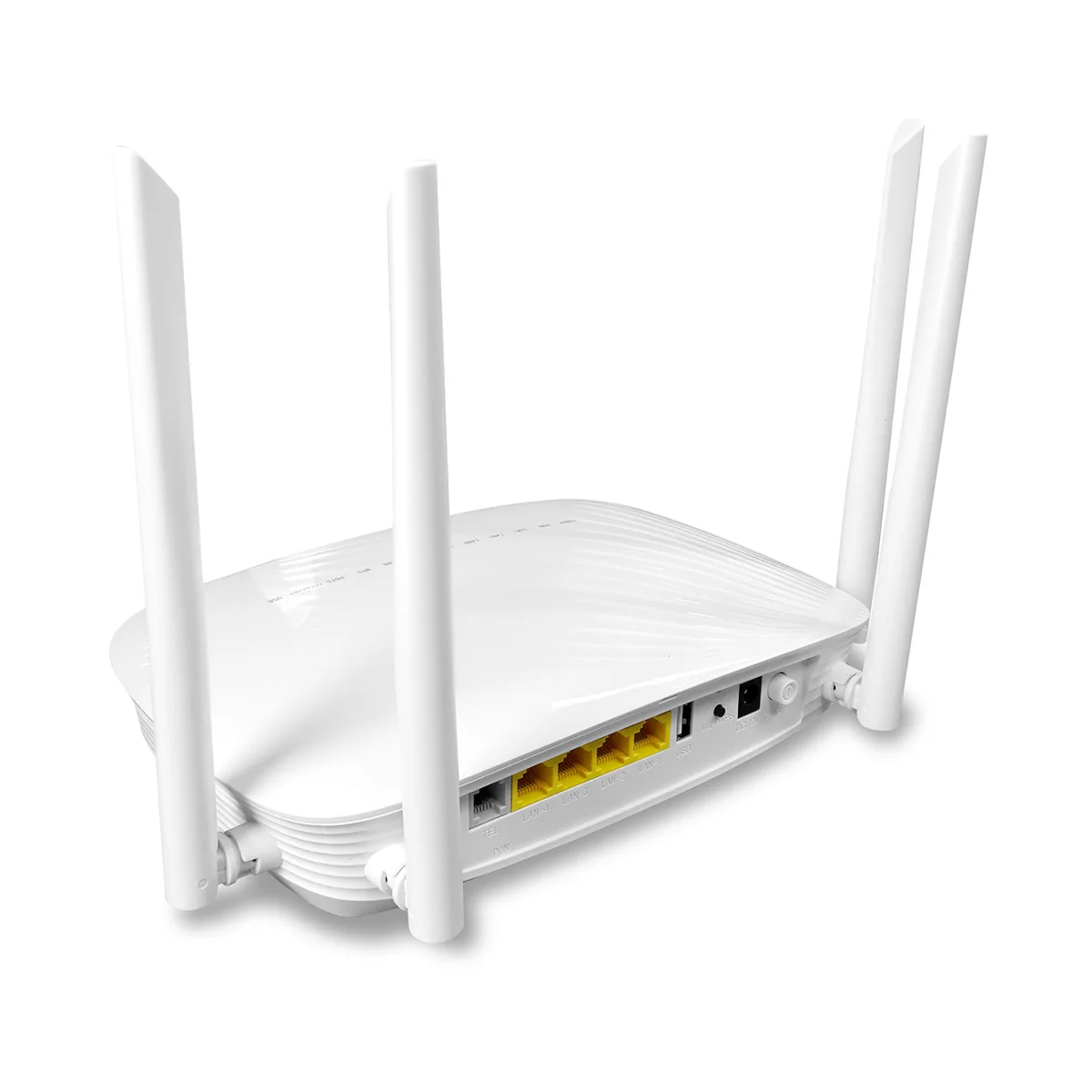 Indoor Home Gateway Unit HGU XPon Modem AX3000 Dualband Wifi6 4GE 4 Antennas GPon EPon Dual Band Wifi 6 Router Modem