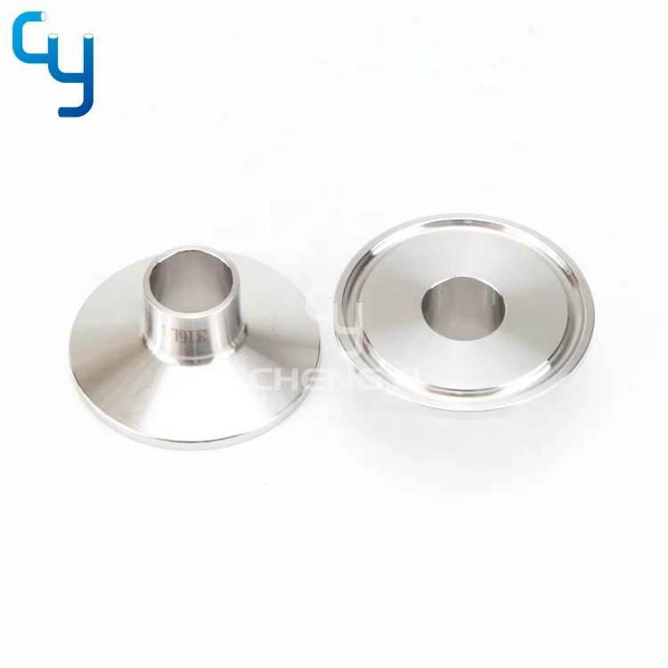 DIN 3A ISO sanitary 304 316L stainless steel weld pipe Tri clamp ferrule