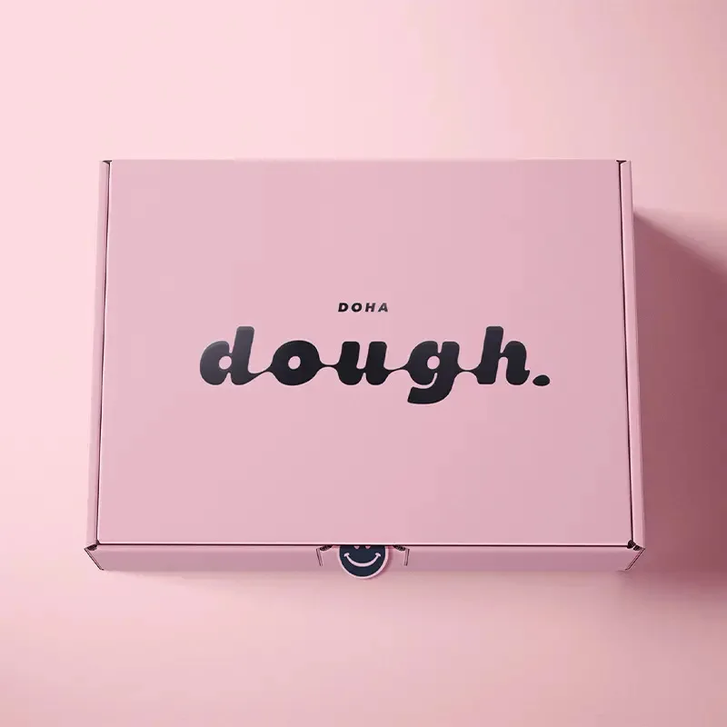 Wholesale Multiple Sizes Clothing Box Express Transportation Pink Mailer Box