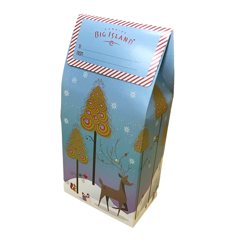 Custom Christmas Apple Box Christmas Eve Cartoon Ping Fruit Gift Box Christmas Gift Packaging Box