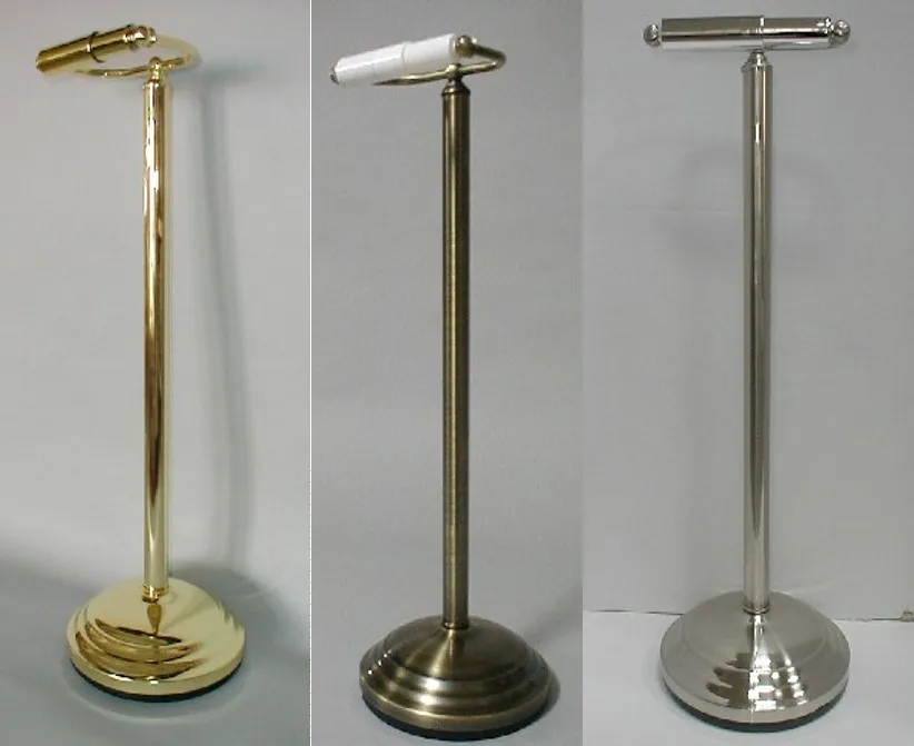 Steel toilet paper holder with magazine rack with iphone rack