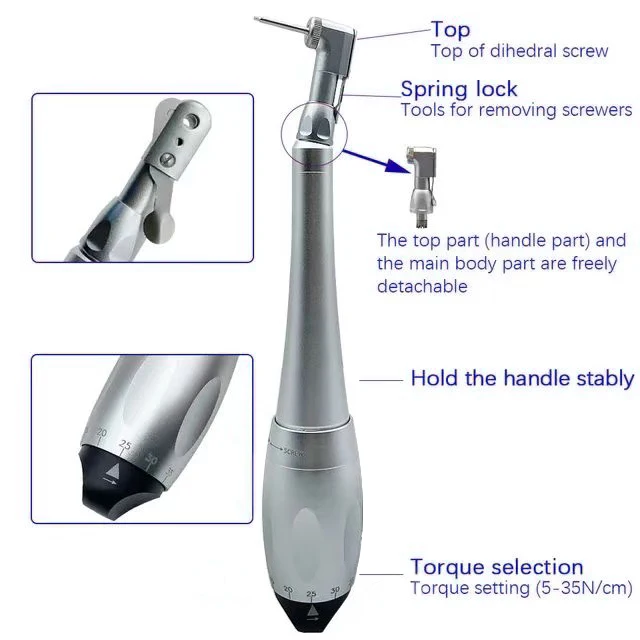 Factory Directly Universal Manual Screw Driver Files Removal System Dental Implant Tools Torque Wrench Kit