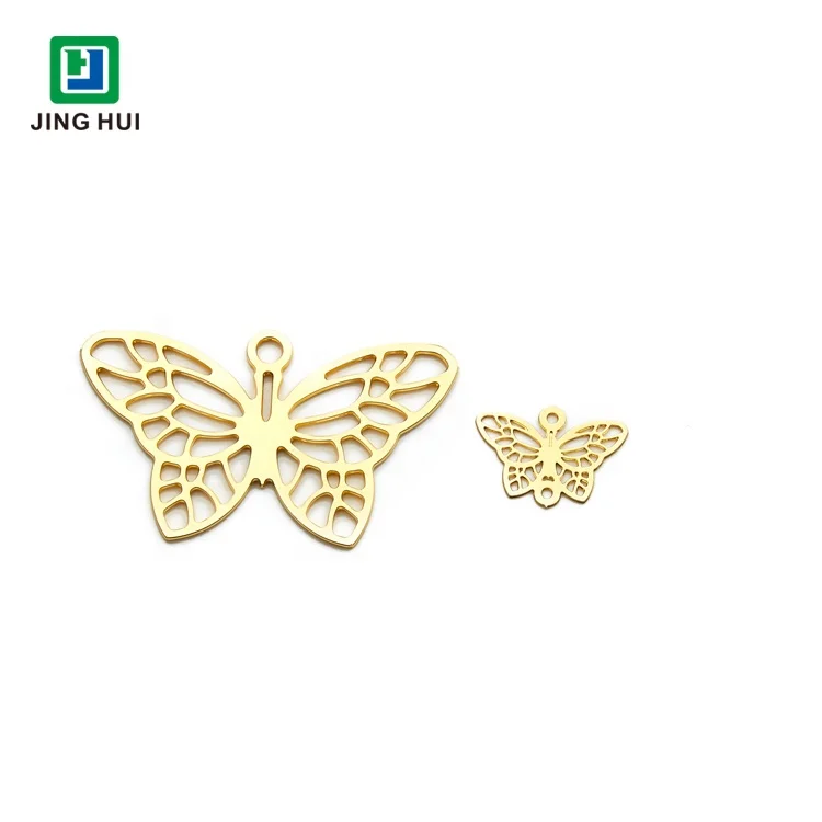 Custom Luxury Gift Butterfly Tags Creative Brass Butterfly Bookmark