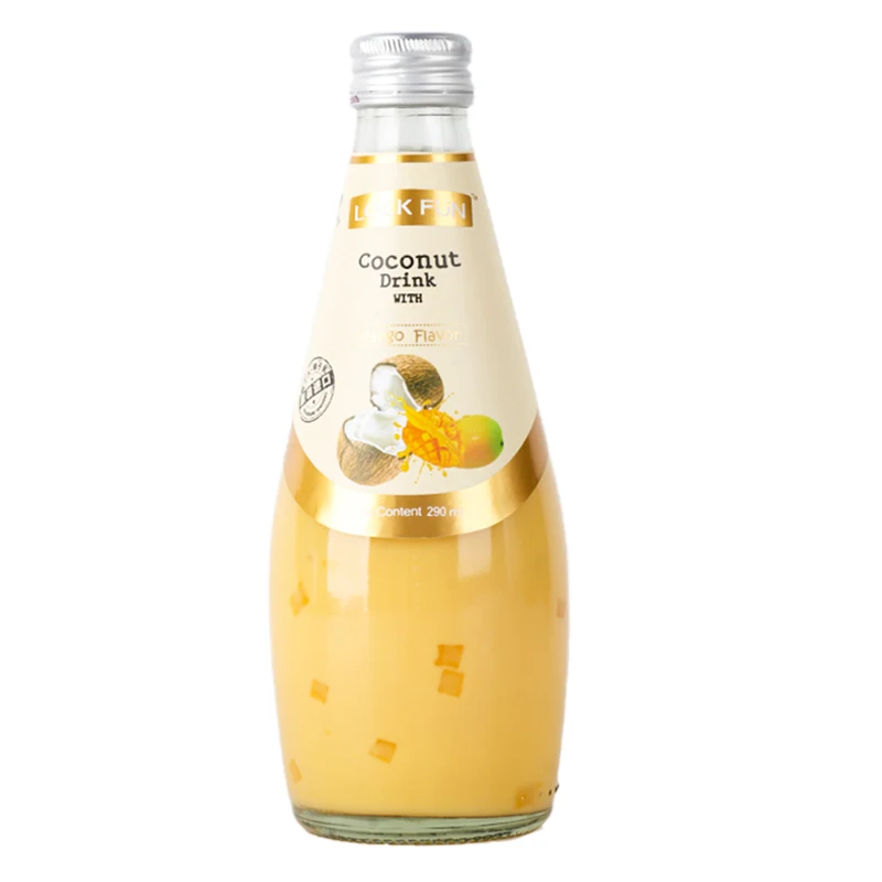 LOCKFUN Coconut Milk Drink Coconut Juice Drink Containing Coconut Water  290ml