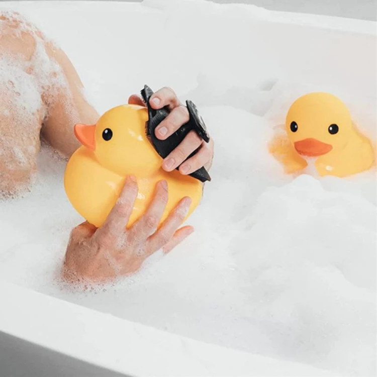 Custom Logo Exfoliating Cleansing Silicone Scrubber Body Soft Body Scrubber Silicone