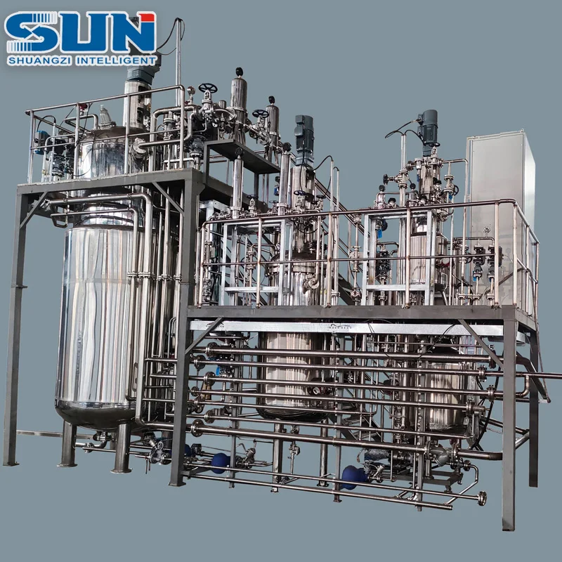 Stainless Steel 50-500-5000L Fermenter Trichoderma Production Line Fungus Fermentation Tank
