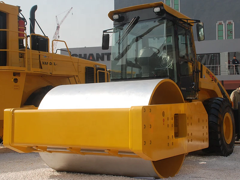 Уплотнительная дорожная строительная машина Shantui SR14M-G 14т одиночный барабанный ролик 129KW одноприводный Ролик в наличии для продажи
