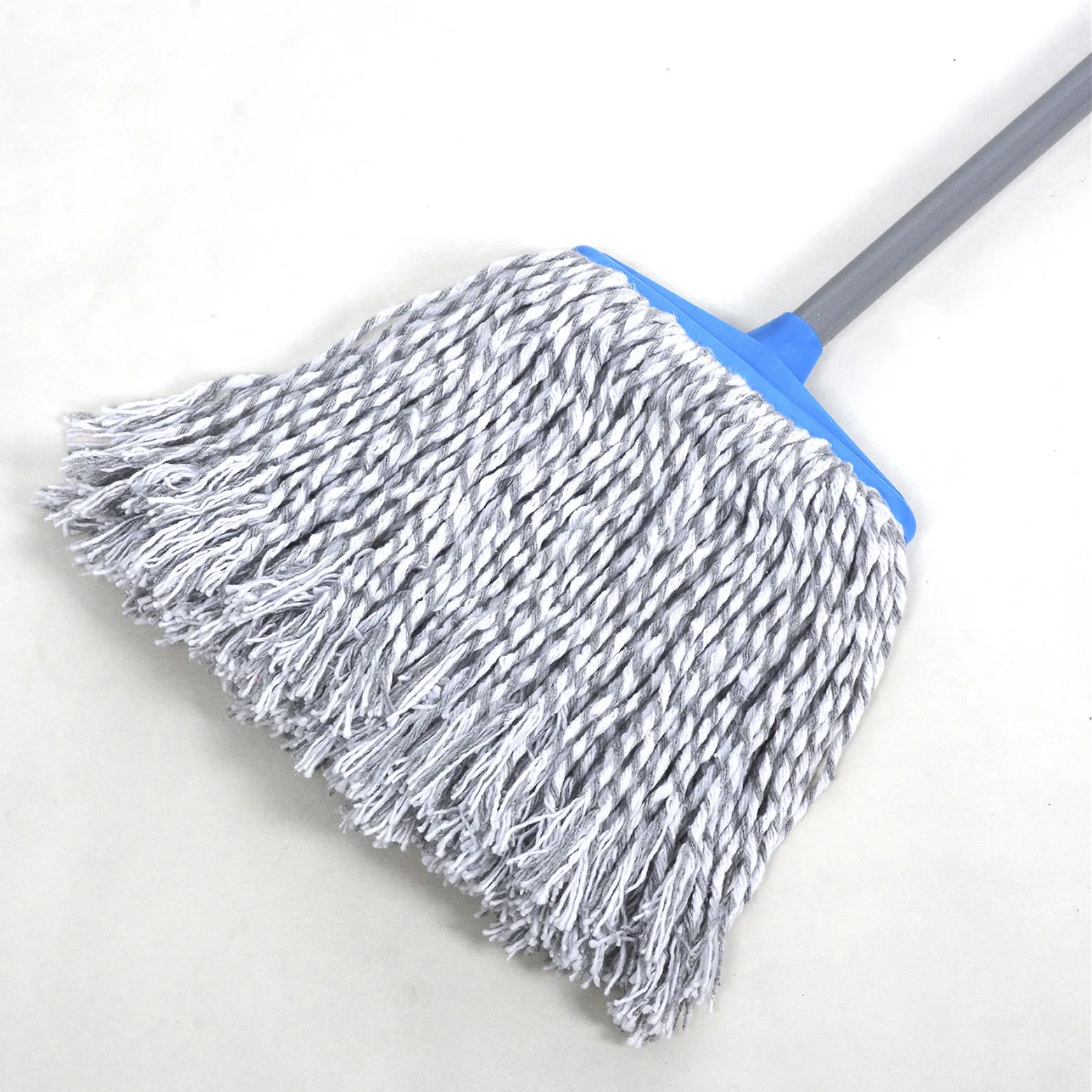 Chinese Factory Direct Wholesale Cotton Yarn Wet Mops With Metal Handle For Floor Cleaning