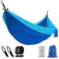 Parachute hammock  lithe fabric hammock for camping with family nylon two person hammock lightweight