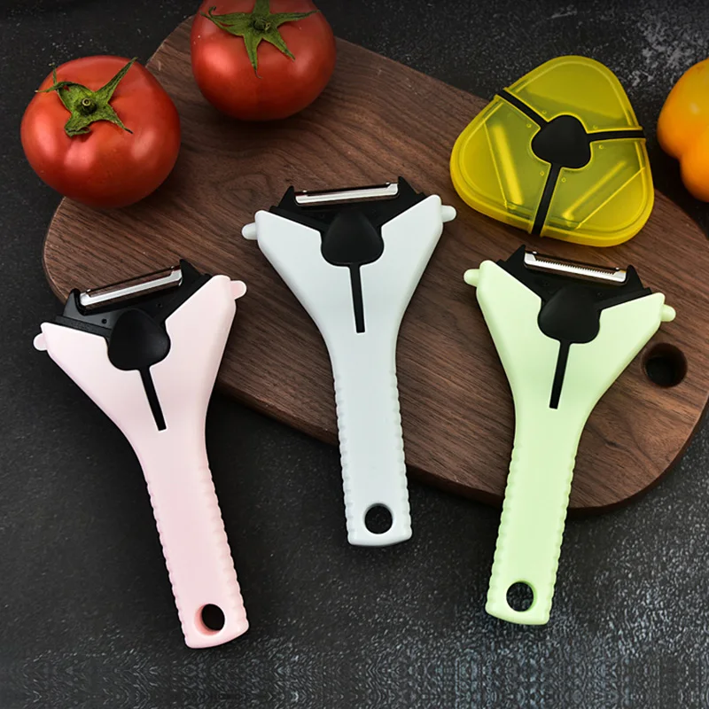 Hot Selling Kitchen Gadget Tools 3 In 1 Multi Function Stainless Steel Blade Manual Vegetable Cutter
