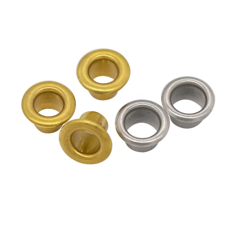 
Factory Wholesale hardware metal ring customized brass stainless steel garment eyelet 