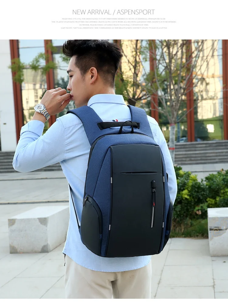 2022 New custom logo laptop bag backpack outdoor waterproof travel bag with large  business bags & cases  for men