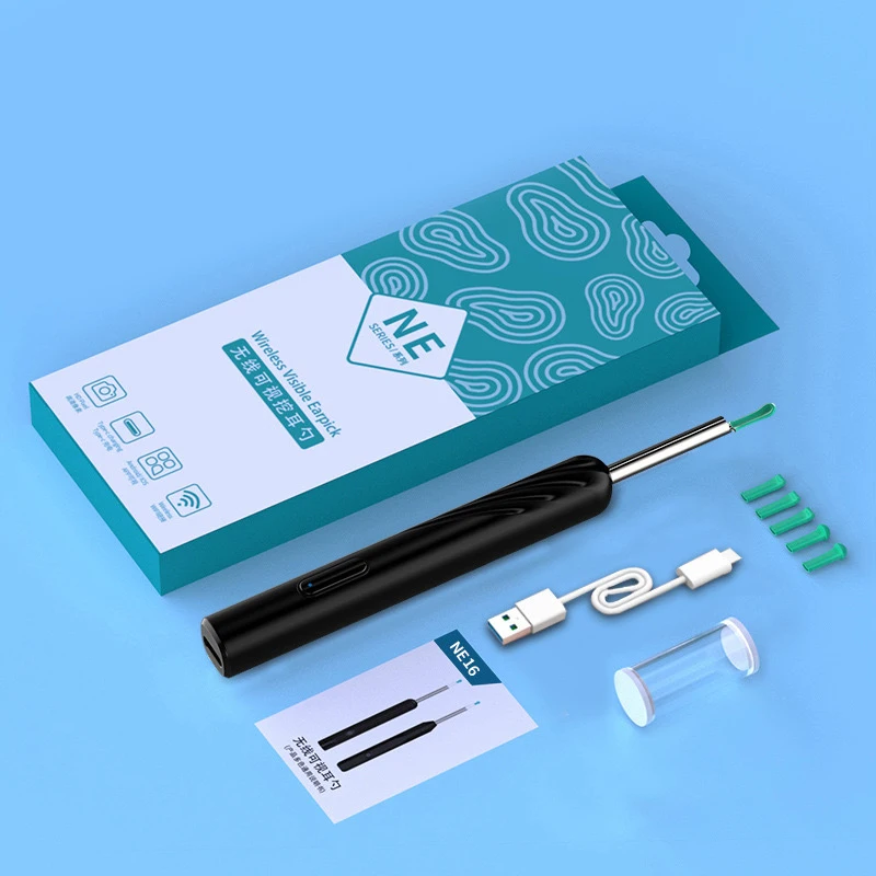 Wholesale Infant and Adult Endoscopic Ear Wash Endoscope Wax Removal Tool Earpick Smart Visual Ear Cleaner Endoscopes