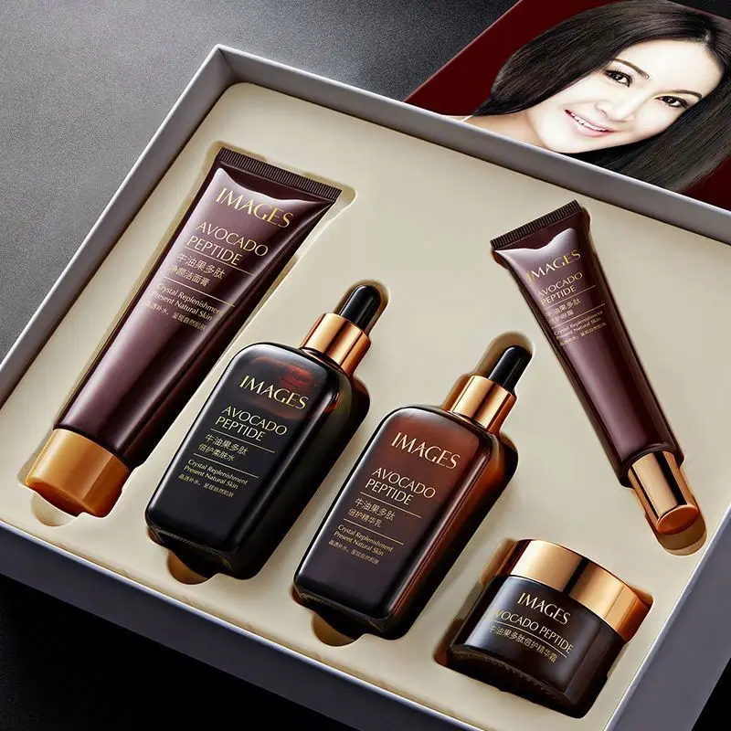 IMAGES private label whitening nourishing OEM Set Face Care Skin Moisturizer 5 PCS Products For Women