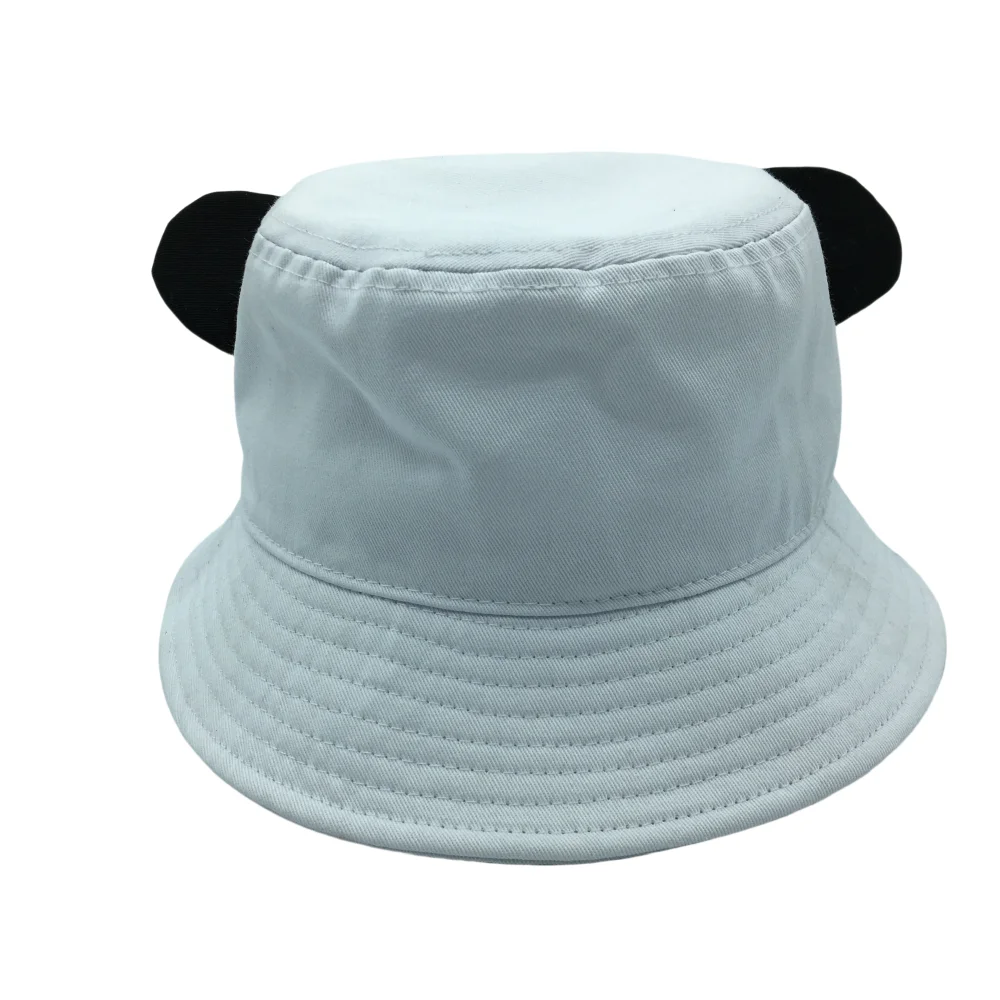 JEYA Custom Kids Beach Sun Protection Cap with embroidery Spring Summer Kids Boys Girls Cotton Custom Logo Bucket Hat