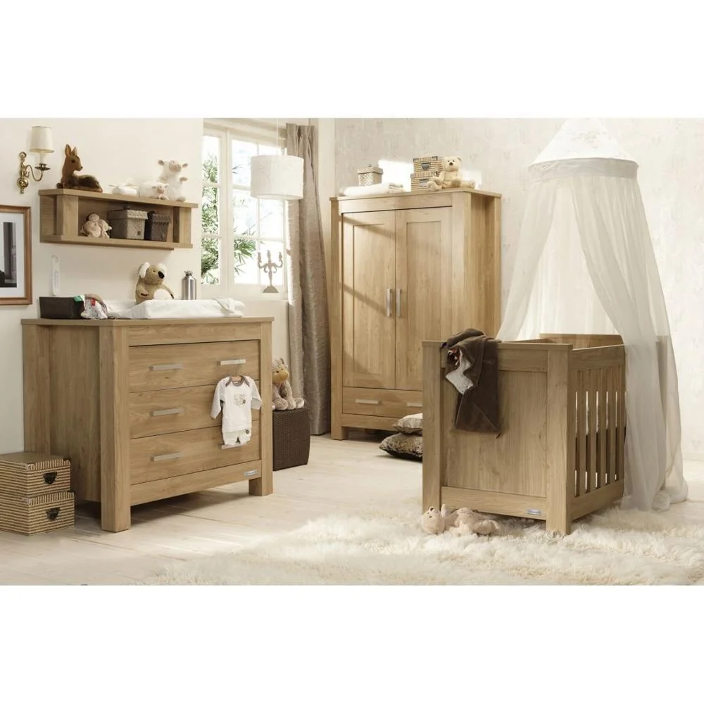 Cheap Wood Material and Panel Wood Style baby cribs furniture