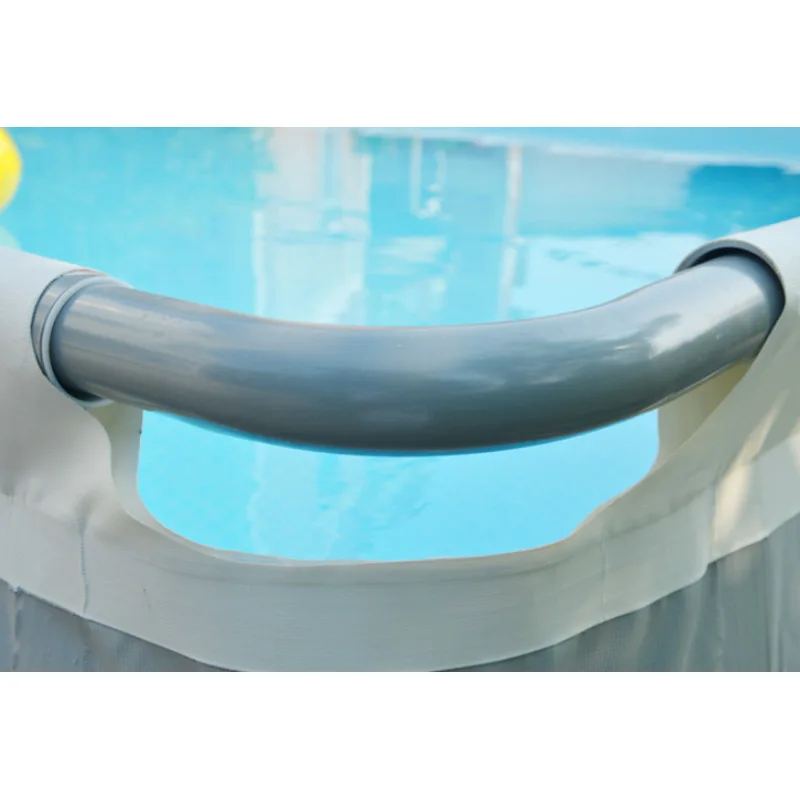 Intex 26790 Piscina Folding Steel Frame PVC Rectangular Family Above Ground Outdoor Garden Swimming Pool Set