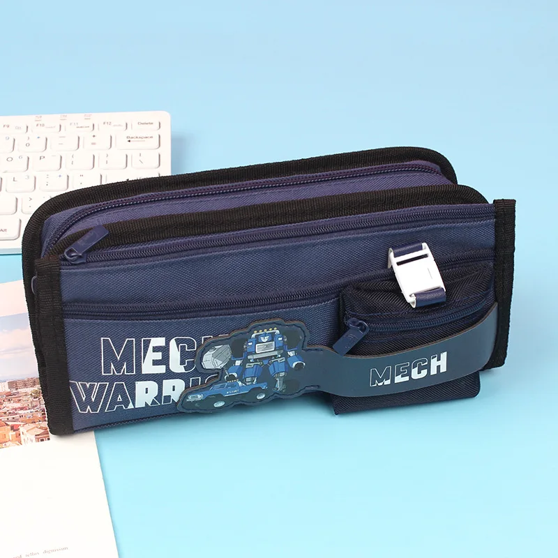 Promotional polyester student large custom pencil case school