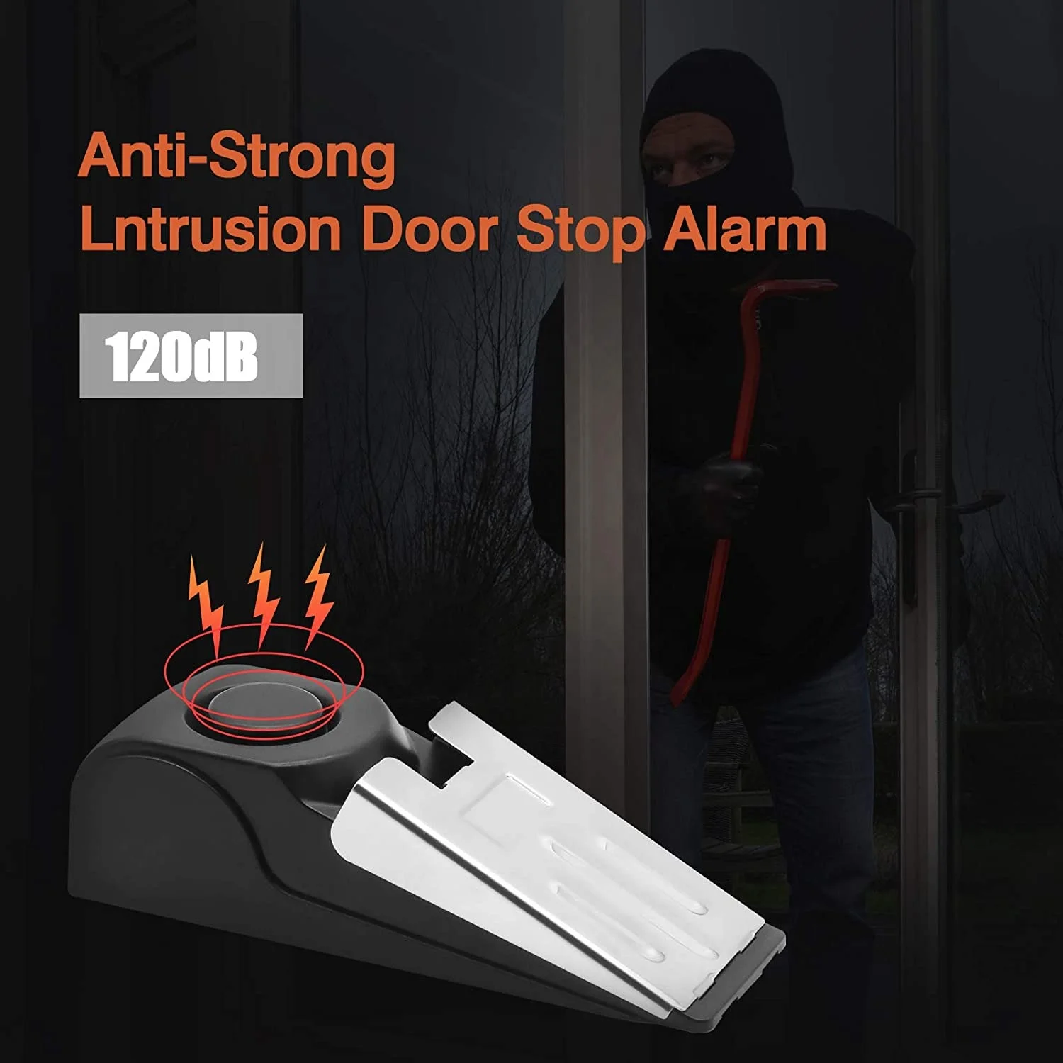 120dB Siren Alarm Devices Portable Home Travel Apartment Door Stopper