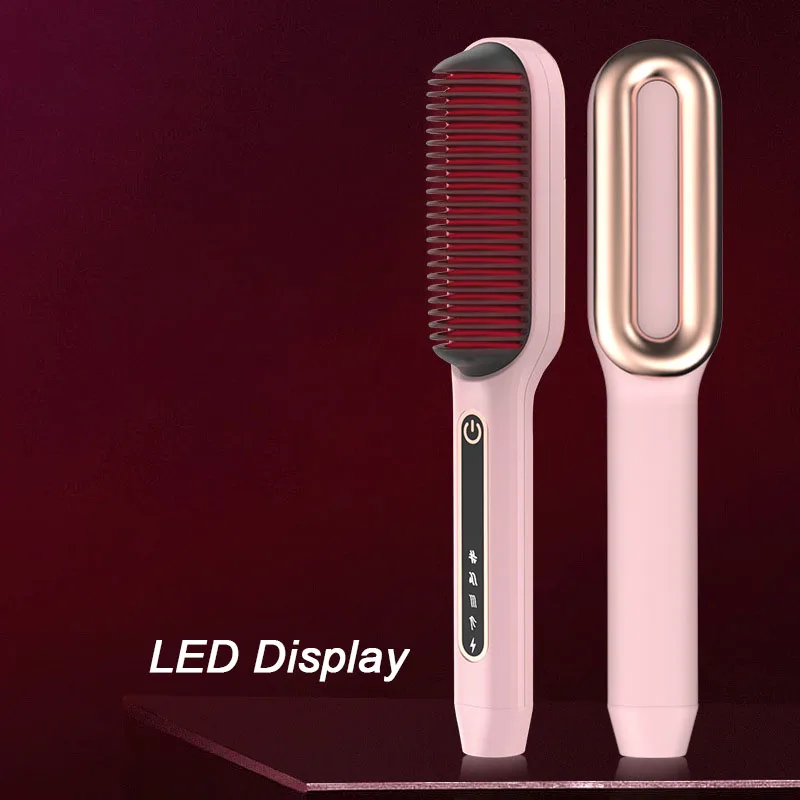 Professional Hair Straightener Hair Straightener And Curler 2 In 1 Hair Straightener Comb