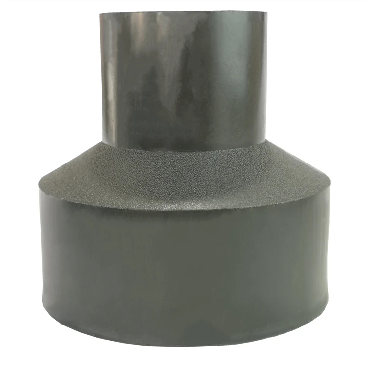 ISO Standard DN200*110mm HDPE Reducing Coupler for Mining PE100