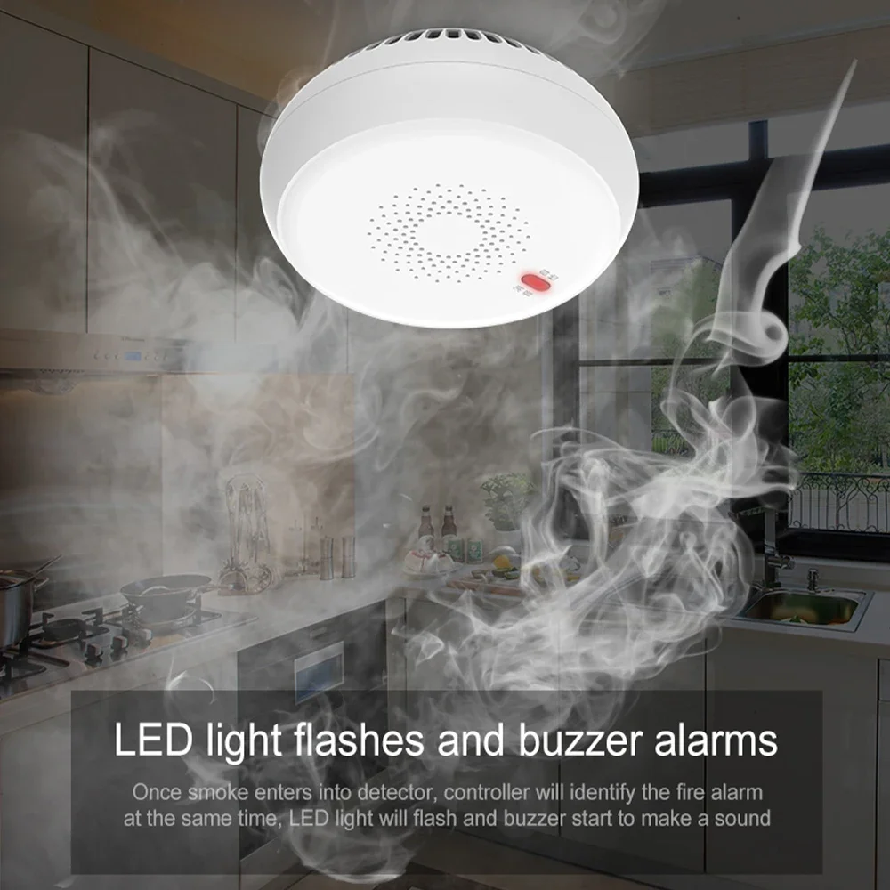 Zemismart Tuya Zigbee Smart Gas Detected Sensor for Pipeline Natural Gas Security Alarm System Gas Leakage Detector