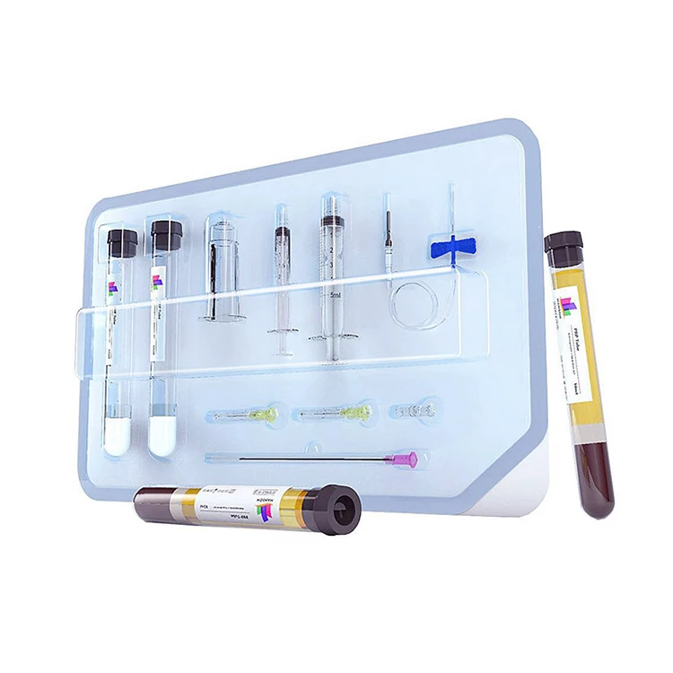 ISO13485 Certification Transparent Separate Gel Anticoagulant Tube PRP Kit