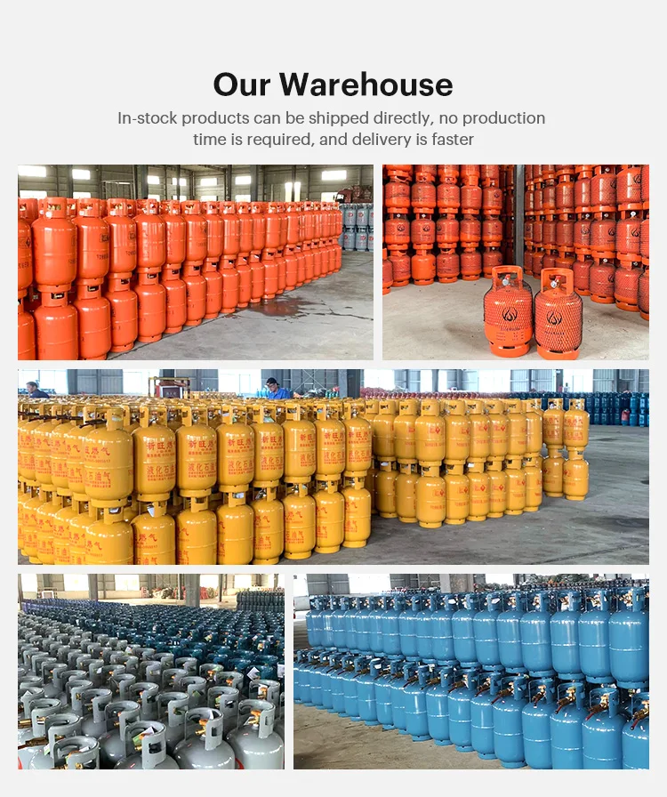 Газовый баллон для приготовления пищи сжиженным углеводородным давлением 3 кг стальной бытовой Hp295 или эквивалентный кемпинга низкий