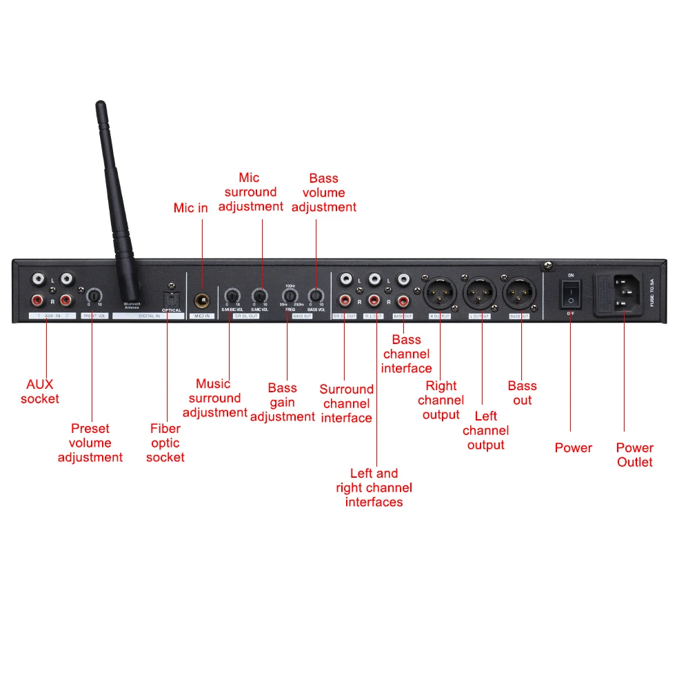 STABCL  Professional Audio Speaker Management System Dsp Digital Audio Processor